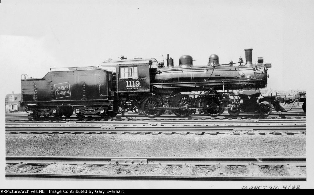 CN 4-6-0 #1119 - Canadian National